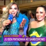 descuido en tv Ju Isen brasil